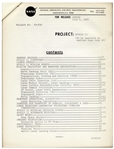 Michael Collins Signed Original Press Kit for the Apollo 11 Mission